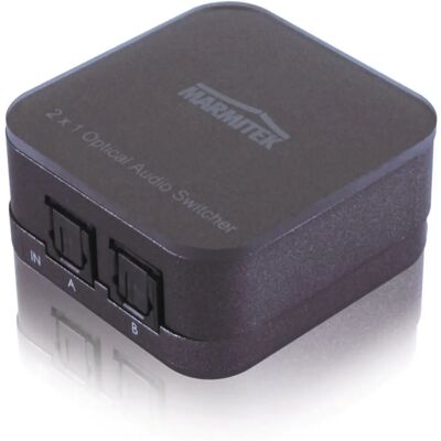 Marmitek Connect TS21 - Cyfrowy optyczny przełącznik audio - 192 kHz Marmitek Connect TS21 - Cyfrowy optyczny przełącznik audio - 192 kHz