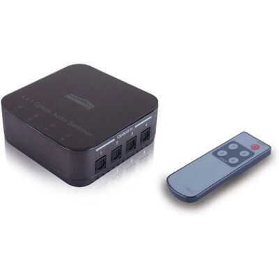 Marmitek Connect TS41 Audio Switch - 4 vstupy/1 výstup Toslink - Podpora Dolby Digital DTS Marmitek Connect TS41 Audio Switch - 4 vstupy/1 výstup Toslink - Podpora Dolby Digital DTS