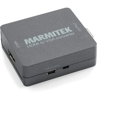 Marmitek Märke HV15 HDMI till VGA-omvandlare - videomvandlare - HDMI - VGA - Kompakt Marmitek Märke HV15 HDMI till VGA-omvandlare - videomvandlare - HDMI - VGA - Kompakt