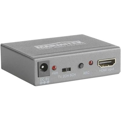 Marmitek AE14 HDMI Audio Extractor - 4K ARC Unterstützung Marmitek AE14 HDMI Audio Extractor - 4K ARC Unterstützung