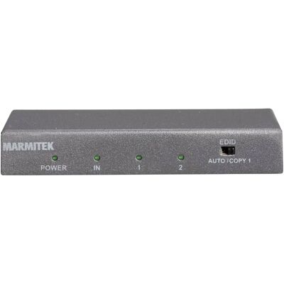 Marmitek Split 612 UHD 2.0 HDMI-Splitter - 2 Ports, 4K HDR, Metall Marmitek Split 612 UHD 2.0 HDMI-Splitter - 2 Ports, 4K HDR, Metall