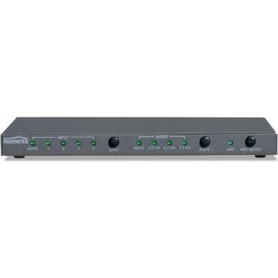 Marmitek Connect 621 UHD 2.0 - Przełącznik HDMI 4K HDR - Ekstraktor dźwięku Marmitek Connect 621 UHD 2.0 - Przełącznik HDMI 4K HDR - Ekstraktor dźwięku