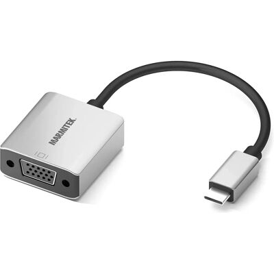 Marmitek Adapter Connect USB-C - VGA - 15cm - Data + Video Marmitek Adapter Connect USB-C - VGA - 15cm - Data + Video