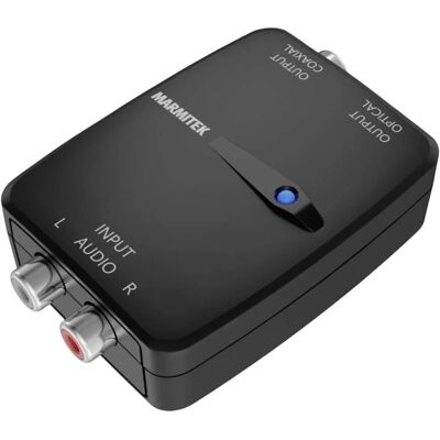 Marmitek Connect AD12 - Convertidor de audio - Estéreo Digital - Schwarz Marmitek Connect AD12 - Convertidor de audio - Estéreo Digital - Schwarz