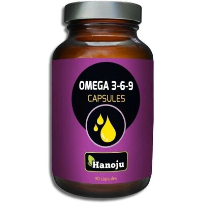 Hanoju Omega 3-6-9 Suplement - 1000 mg - 90 kapsułek Hanoju Omega 3-6-9 Suplement - 1000 mg - 90 kapsułek