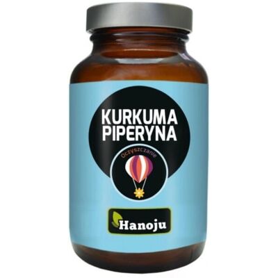 Hanoju Kurkuma i Piperyna - 90 Kapsułek Hanoju Kurkuma i Piperyna - 90 Kapsułek