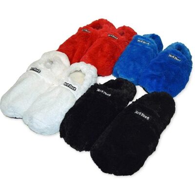 Northix Hot Feet - Heizpantoffeln - Weiß Northix Hot Feet - Heizpantoffeln - Weiß