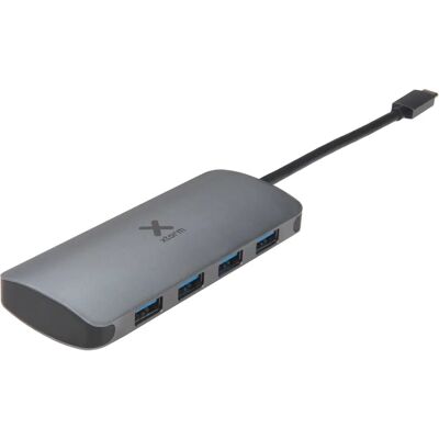 Xtorm XC001 Interfejs Hub - USB 3.2 Gen 1 - Type-C - Szary Xtorm XC001 Interfejs Hub - USB 3.2 Gen 1 - Type-C - Szary