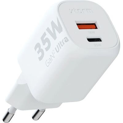 Xtorm XEC035 Ultra 35W Vægoplader - Oplader Xtorm XEC035 Ultra 35W Vægoplader - Oplader
