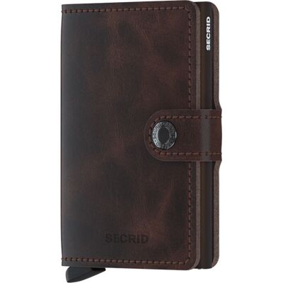 Secrid Miniwallet - vintage choklad Secrid Miniwallet - vintage choklad