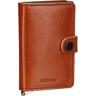 Secrid Miniwallet - premium basco cognac - Publicité Secrid Miniwallet - premium basco cognac - Publicité