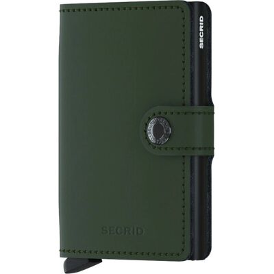 Secrid Miniwallet - matte grün/schwarz Secrid Miniwallet - matte grün/schwarz