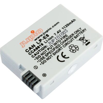 Batería Jupio Canon LP-E8 - 1120mAh Batería Jupio Canon LP-E8 - 1120mAh