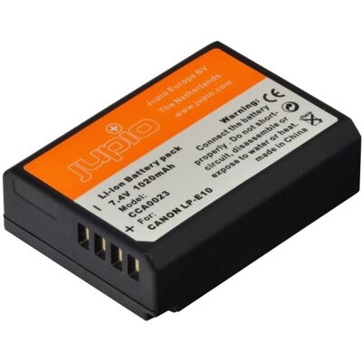 Jupio Canon LP-E10 Akku - 1020mAh - Für Canon EOS Kameras Jupio Canon LP-E10 Akku - 1020mAh - Für Canon EOS Kameras
