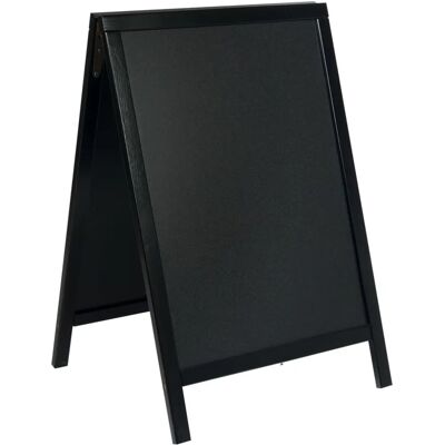 Securit Dubbele Stoepbord - Zwarte Lakafwerking - 55x85cm Securit Dubbele Stoepbord - Zwarte Lakafwerking - 55x85cm