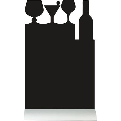 Securit Silhouette Képkijelző ''cocktail'' - Alumínium alap - Tartozék krétatollal Securit Silhouette Képkijelző ''cocktail'' - Alumínium alap - Tartozék krétatollal