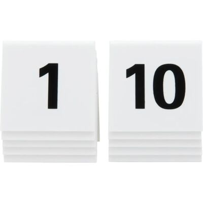 Ensemble de 10 Numéros de Table en Acrylique - Mariage & Événement - Publicité Ensemble de 10 Numéros de Table en Acrylique - Mariage & Événement - Publicité