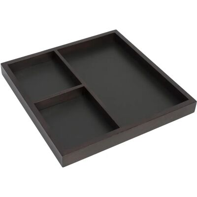 Bandeja de Servicio de Hotel Securit - Doble cara, triple compartimento - 40x40 cm Bandeja de Servicio de Hotel Securit - Doble cara, triple compartimento - 40x40 cm