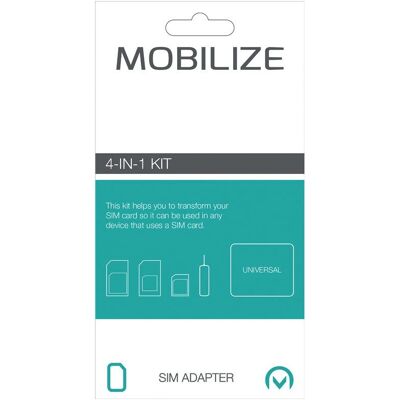 Mobilize MOB-21497 SIM/Mikro-SD-Kartenadapter - 4-in-1 Kit Mobilize MOB-21497 SIM/Mikro-SD-Kartenadapter - 4-in-1 Kit