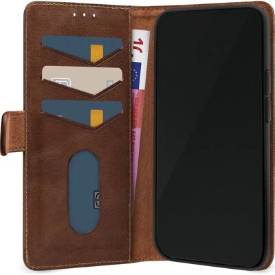 Mobilize Leder Geldbörse Samsung Galaxy S25 Ultra 5G Braun - Hülle Mobilize Leder Geldbörse Samsung Galaxy S25 Ultra 5G Braun - Hülle