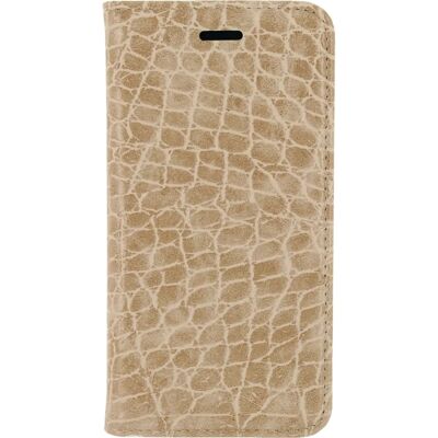 Mobilize Premium Buch-Etui für Samsung Galaxy J1 - Krokodilmuster Braun Mobilize Premium Buch-Etui für Samsung Galaxy J1 - Krokodilmuster Braun