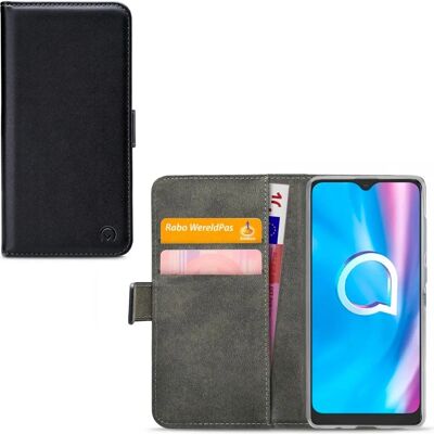 Mobilize Alcatel 1SE Schwarzes Wallet Handyhülle - Schutz & Platz für 2 Karten Mobilize Alcatel 1SE Schwarzes Wallet Handyhülle - Schutz & Platz für 2 Karten