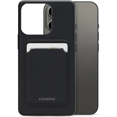 Funda de tarjeta flexible Matt Black para iPhone 13 Pro - Carcasa de teléfono Funda de tarjeta flexible Matt Black para iPhone 13 Pro - Carcasa de teléfono