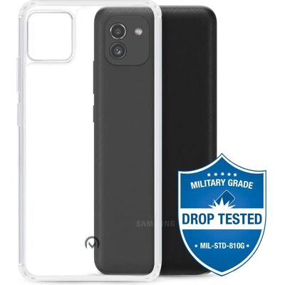 Coque Transparente Mobilize pour Samsung Galaxy A03 - Antichoc & Magsafe - Publicité Coque Transparente Mobilize pour Samsung Galaxy A03 - Antichoc & Magsafe - Publicité