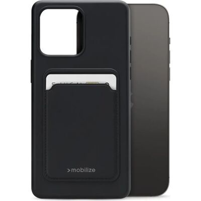 Funda Mobilize iPhone 14 Pro Max - Porta tarjetas, Negro mate Funda Mobilize iPhone 14 Pro Max - Porta tarjetas, Negro mate