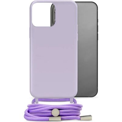 Mobilize iPhone 13 Pro Pastell Purple Flexibles TPU Handyhülle mit Lanyard Mobilize iPhone 13 Pro Pastell Purple Flexibles TPU Handyhülle mit Lanyard