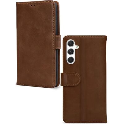 Mobilize Leder Portemonnaie Samsung Galaxy A34 5G Braun - Smartphone Hülle Mobilize Leder Portemonnaie Samsung Galaxy A34 5G Braun - Smartphone Hülle
