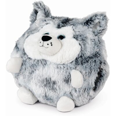 Poduszka pluszowa Husky Noxxiez - Miękki ogrzewacz rąk i maskotka Poduszka pluszowa Husky Noxxiez - Miękki ogrzewacz rąk i maskotka