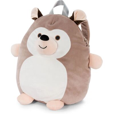 Cozy Noxxiez BP210 Backpack - Plush Brown & White Cozy Noxxiez BP210 Backpack - Plush Brown & White