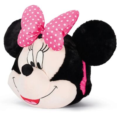 Coussin de voyage rose en peluche Minnie Mouse Noxxiez - Coussin décoratif - Publicité Coussin de voyage rose en peluche Minnie Mouse Noxxiez - Coussin décoratif - Publicité