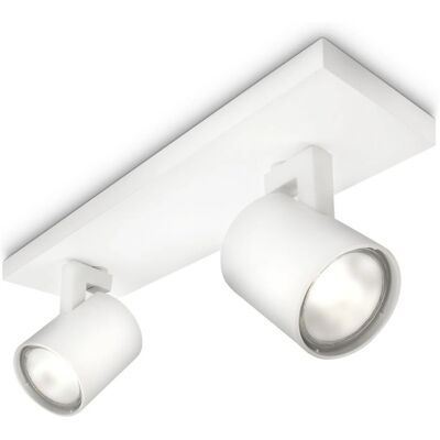 Philips Hvit Skinne Belysning Spot GU10 - Moderne Industriell Stil Philips Hvit Skinne Belysning Spot GU10 - Moderne Industriell Stil