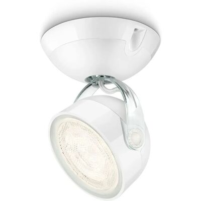 Projecteur LED Philips - Blanc chaud - 3W - Réglable - Plafond Projecteur LED Philips - Blanc chaud - 3W - Réglable - Plafond