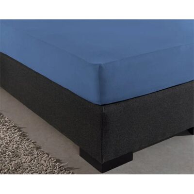 Dreamhouse Katoenen Hoeslaken - 80x200 - Blauw Dreamhouse Katoenen Hoeslaken - 80x200 - Blauw