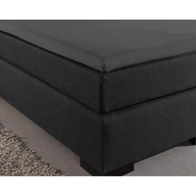 Dreamhouse katoenen hoeslaken - Antracit - 160x220cm Dreamhouse katoenen hoeslaken - Antracit - 160x220cm
