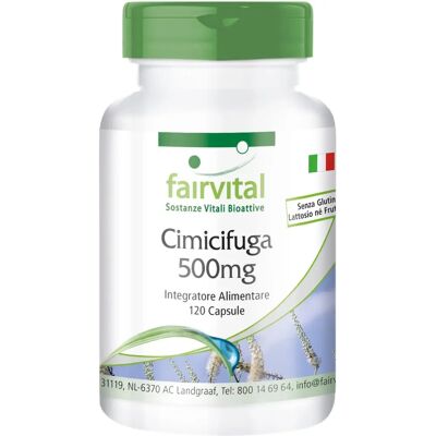 Fairvital - Black Cohosh - 120 Cápsulas - Suplemento dietético Fairvital - Black Cohosh - 120 Cápsulas - Suplemento dietético