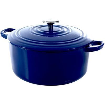 Bissell Marmite en fonte Bourgogne - 28cm - Ronde - 6,7L - Revêtement émaillé - Publicité Bissell Marmite en fonte Bourgogne - 28cm - Ronde - 6,7L - Revêtement émaillé - Publicité