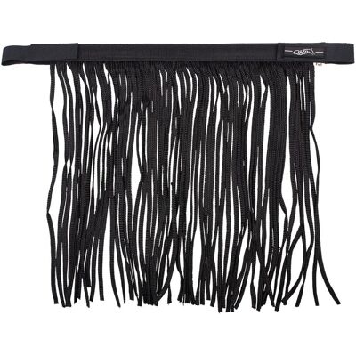 QHP Masque Anti-Mouches pour Cheval - Noir - Protection Complète - Publicité QHP Masque Anti-Mouches pour Cheval - Noir - Protection Complète - Publicité