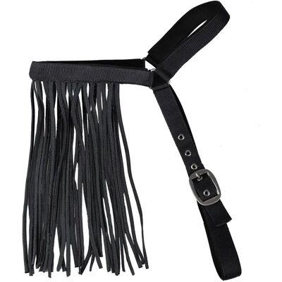 QHP Cob Masque Anti-Insectes Noir pour Cheval - Publicité QHP Cob Masque Anti-Insectes Noir pour Cheval - Publicité