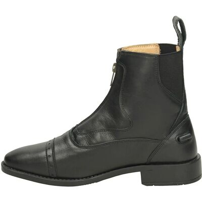 Bottes QHP Milan à Fermeture Éclair - Noir - Bottes d'Équitation - Publicité Bottes QHP Milan à Fermeture Éclair - Noir - Bottes d'Équitation - Publicité