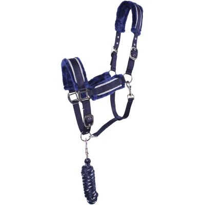 QHP Dolci Synthetisches Leder Pferdehalfter - Pferdeausrüstung QHP Dolci Synthetisches Leder Pferdehalfter - Pferdeausrüstung