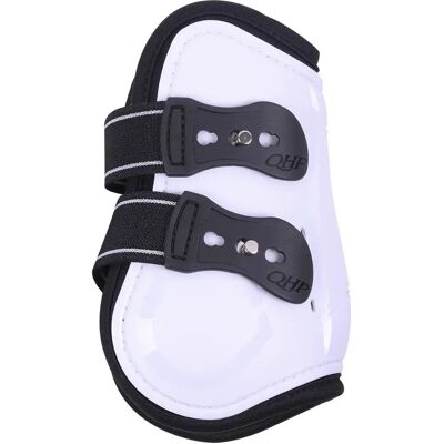 QHP Champion Fetlock Boots - Weiß - Pony - Stoßschutz QHP Champion Fetlock Boots - Weiß - Pony - Stoßschutz