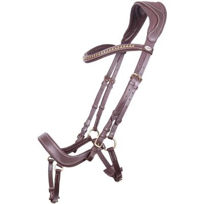 Bridon Devi Marron Cob - Produit pour Chevaux - Publicité Bridon Devi Marron Cob - Produit pour Chevaux - Publicité