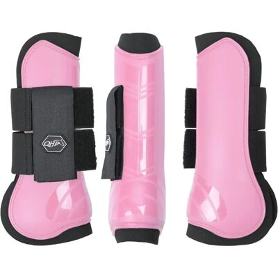 Bottes de cheval ouvertes QHP Rose Flamingo - Bottes de cheval - Publicité Bottes de cheval ouvertes QHP Rose Flamingo - Bottes de cheval - Publicité
