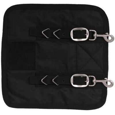 Extension de couverture pour chevaux QHP - À libération rapide - 150g - Noir - Publicité Extension de couverture pour chevaux QHP - À libération rapide - 150g - Noir - Publicité