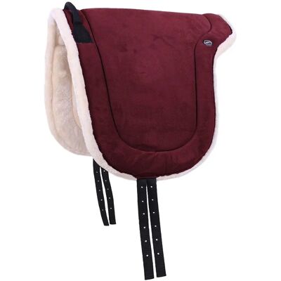 QHP Sangle sans selle bordeaux complet - Bareback Pad - Publicité QHP Sangle sans selle bordeaux complet - Bareback Pad - Publicité