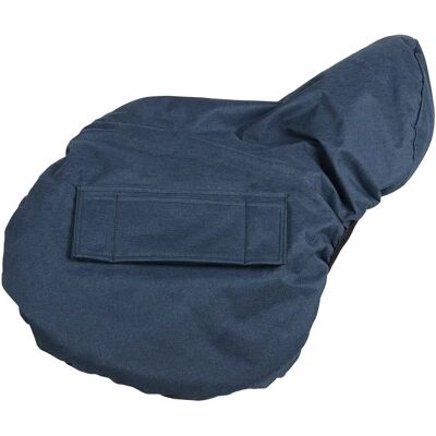 Housse de Selle QHP - Imperméable, Pour La Plupart des Selles Anglaises, Bleu - Publicité Housse de Selle QHP - Imperméable, Pour La Plupart des Selles Anglaises, Bleu - Publicité